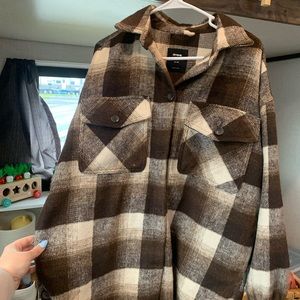 Cotton on oversized shacket